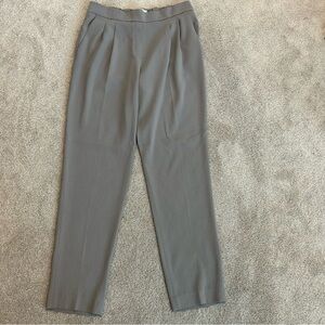 Aritzia Babaton gray cohen pants pockets pull-on tapered Sz 10 NWOT classy